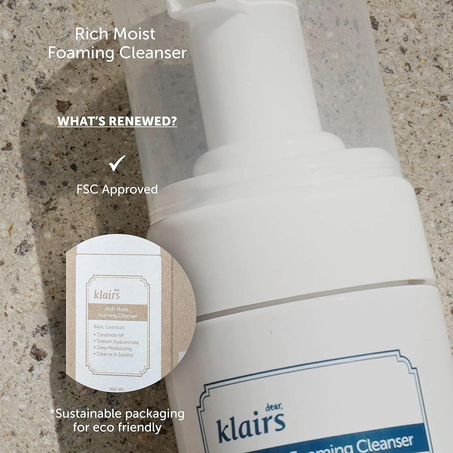 Klairs Rich Moist Foaming Cleanser 100 mL - Image 6