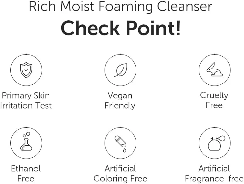 Klairs Rich Moist Foaming Cleanser 100 mL - Image 7