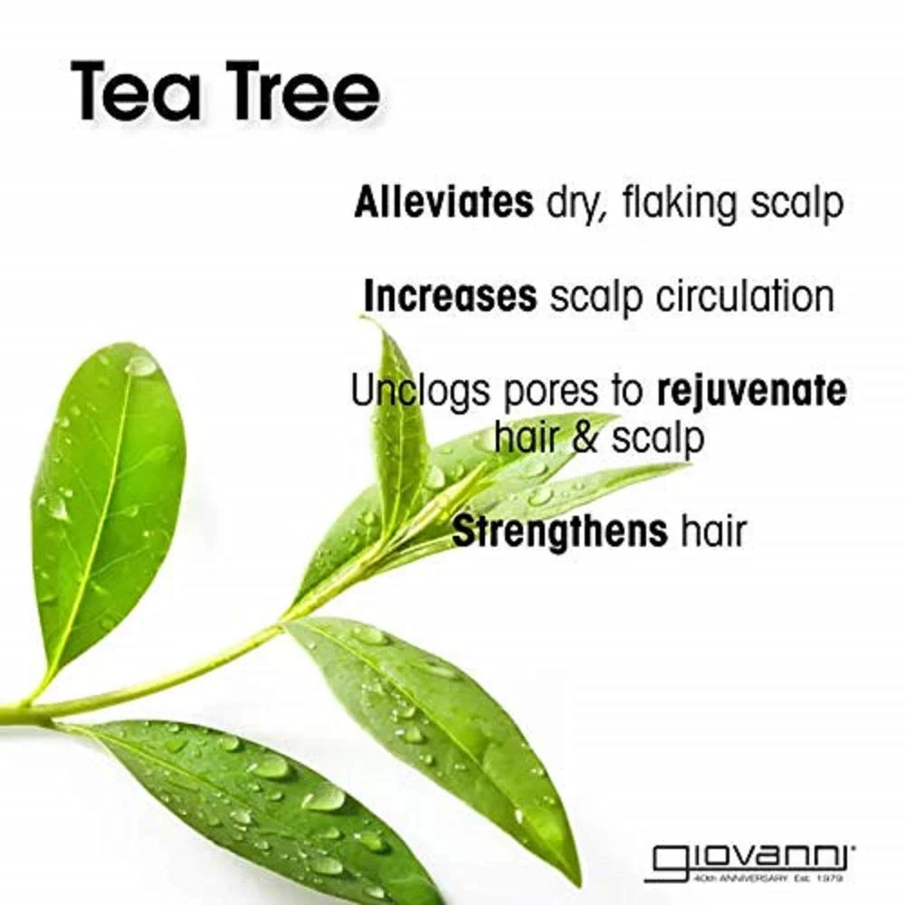 Giov Tea Tree Triple Treat Shampoo 8.5oz: 13008 - Image 3