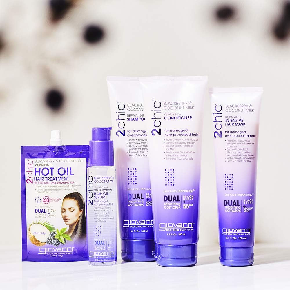 Giovanni 2 Chic Ultra -repair Blackmilk Hair Mask 5 Oz:18482 - Image 4